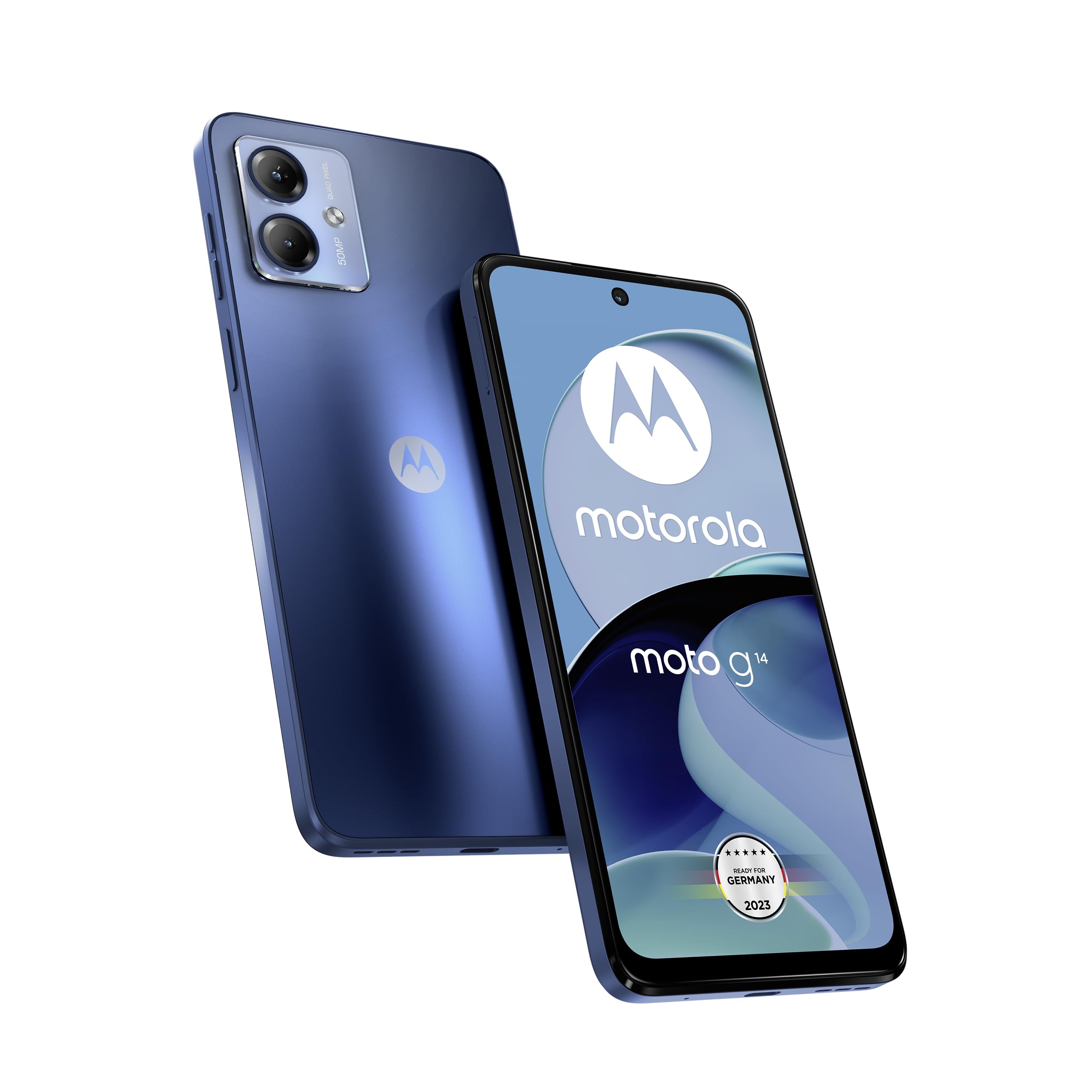 Motorola moto g14 akıllı telefon (6,5 inç FHD + ekran, 50 MP ön